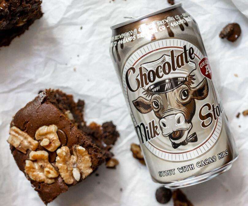 Stout and Chocolate Chunk Brownies 1